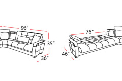 dogal sectional left facing tech