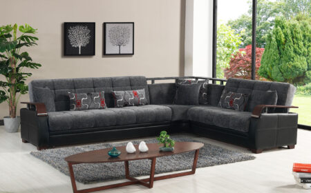 Dogal Sectional Sport Gray