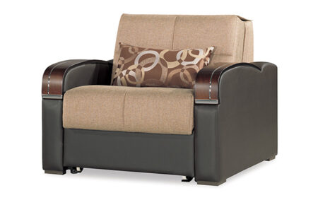 Oslo chair bed brown