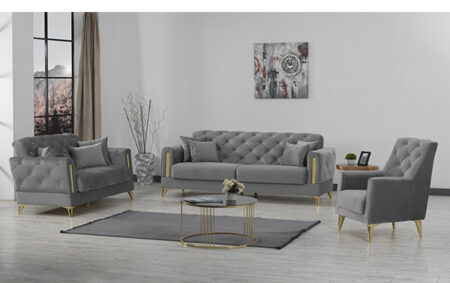 Charlotte living room with sleeper