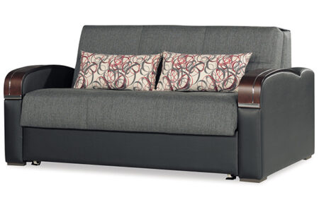 Oslo loveseat-bed gray