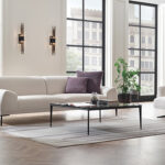 SWAN – Boucle White modern living room