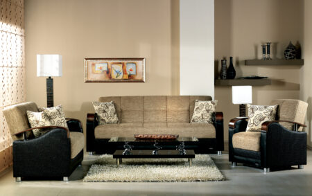 Luna fulya brown sofa bed