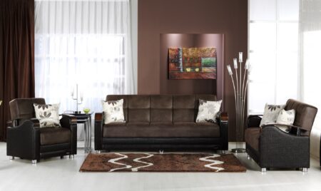 Luna Silverado Chocolate Sofabed