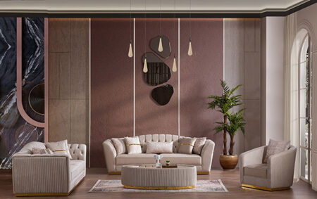 Margo living room cream