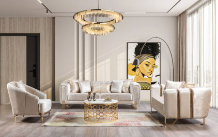Diamond modern living room set