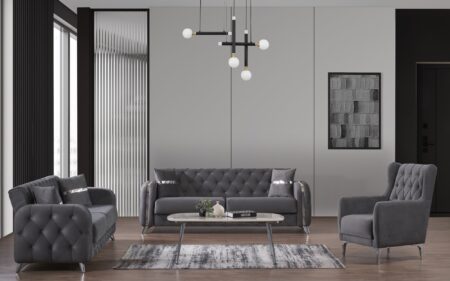 Ruby gray living room sofabed
