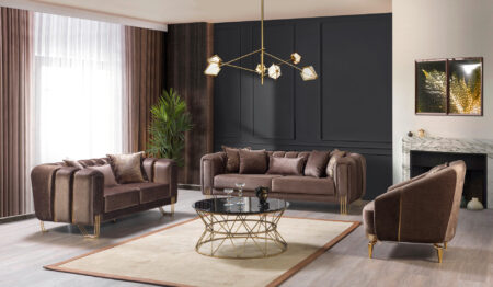 Diamond Brown iving Room