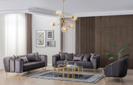 Diamond Living Room Anthracite