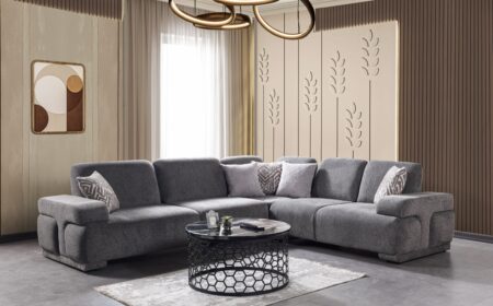 Pablo Modern Sectional Gray